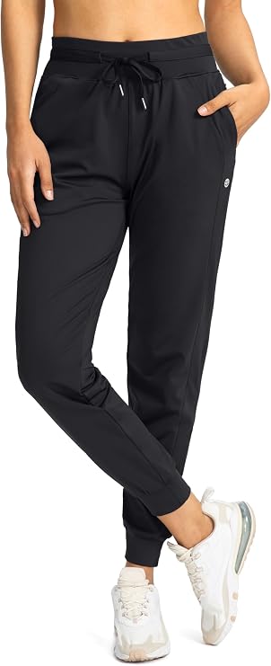 G Gradual Women's Joggers with Zipper Pockets High Waisted Jogger Pants | Tapered Sweatpants, 4 Pockets, Soft, Stretch, Lightweight, Wash Well, Workout, Athletic, Running, Casual, Walking