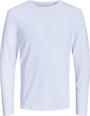 JACK & JONES Mens Basic O-Neck Tee LS Noos