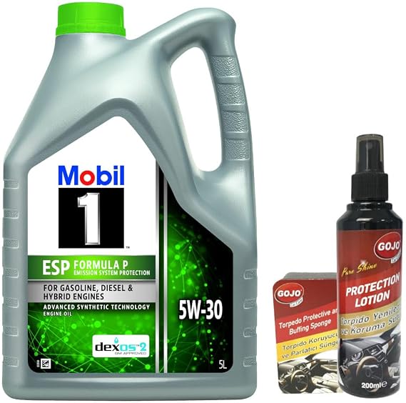 Mobil 1 Esp Formula P 5W30 Motor Yağı 5 L + 00117 Gojo Araç Bakım Seti