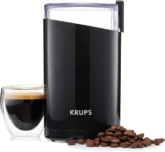 Krups Coffee Grinder and Spice Mill, 200W, 75g Capacity, Black [Energy Class A]