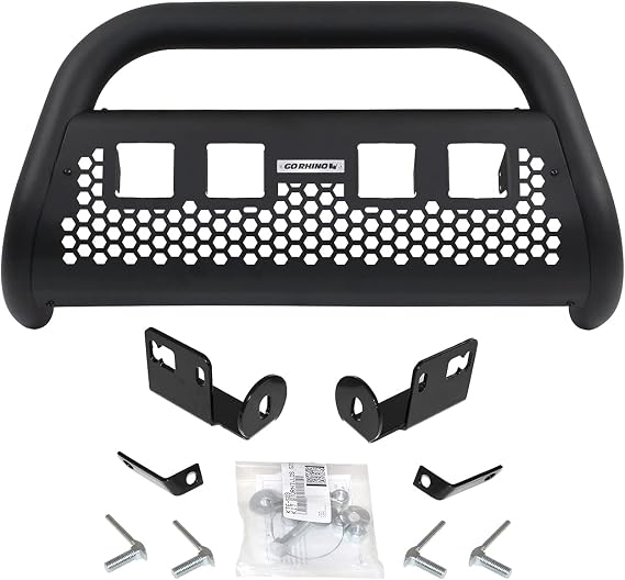 Go Rhino! Front Guards, Black (55534T)