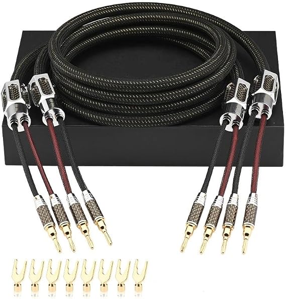 HiFi Speaker Cables for Amplifier Speaker USB Cables(5m)