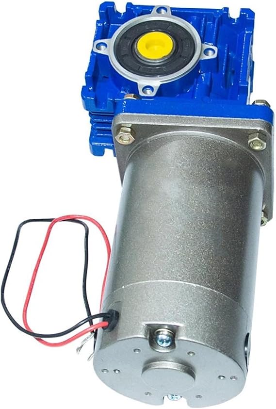 GTPBAO Worm Speed 1pcs 120W 12V DC Worm Gear Reducer Motor NMRV030 Gearbox Variable Speed Motor Large Torque Permanent Magnet Gear Motor Reduction Variable(45RPM)