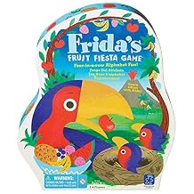 Educational Insights Frida's Fruit Fiesta - ABC Matching Games for Kids Ages 4-8, Alphabet Bingo Game for Kids, Toddler Board Games and Fine Motor Skills Toys, Preschool Letter Learning Alphabet Toys