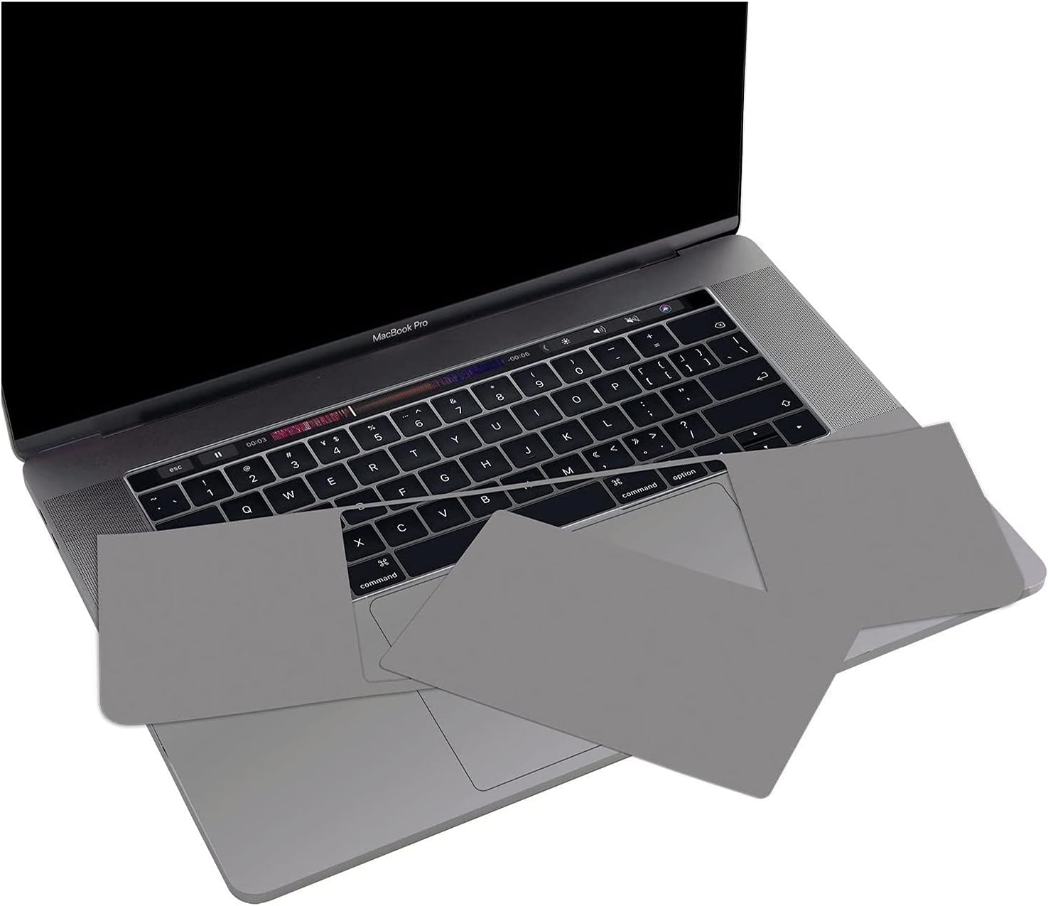 McStorey MacBook Pro 14.2 inç Touchpad Trackpad Koruyucu Sticker Uyumlu M1 M2 M3 M4 M5 Mat Ultra İnce Çizilme Önleyici Gri