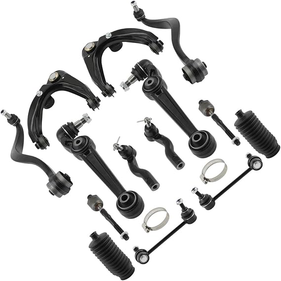 Wishbones Suspension Compatible With For Fusion Sport Sedan 2010 For Fusion 2007 2008 2009 14pcs Car Suspension Arm Front Upper Lower Control Arm Sway Bar