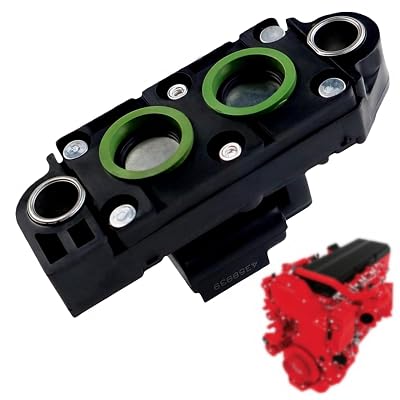 4358939 Exhaust Gas Recirculation EGR Differential Pressure Sensor 4307166 2872424 Compatible with Cummins XPI Fuel Systems on EPA13 15 Liter ISX,QSX,ISX12 and ISX15