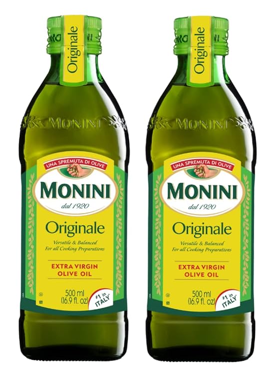 Monini Extra Virgin Olive Oil, 16.91 oz, Pack of 2