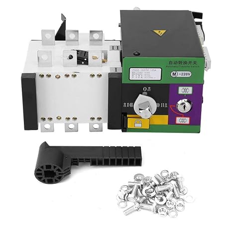 Automatic Transfer Switch 400V 160A Dual Power Electrical Selector Switches for Generator Home Backup Power Distribution Panel Automation System