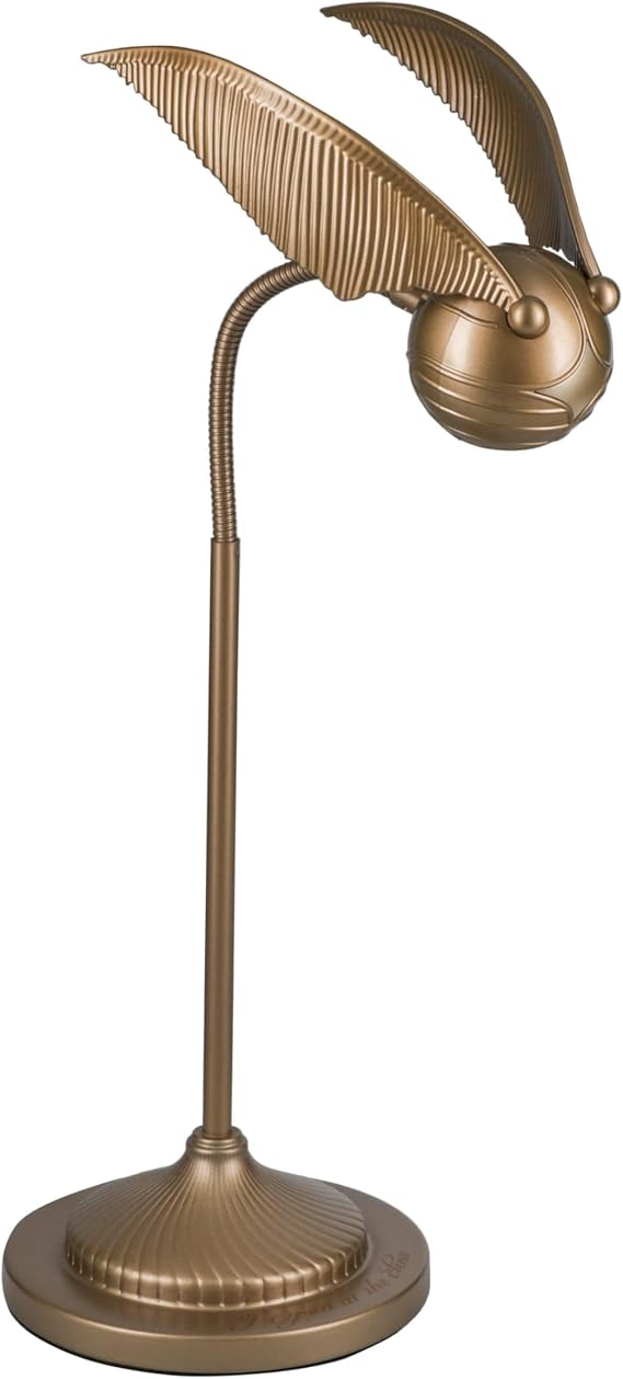 Paladone Golden Snitch Posable Masa Lambası - Resmi Lisanslı Harry Potter Işığı, Başucu Masa Okuma için, Esnek Yaka, Ev Ofis Dekoru için Hediye [Enerji Sınıfı C]