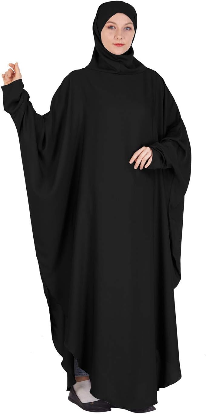 Prayer Clothes for Muslim Women, Islamic Abaya Praying Hijabs Niqab Burka Hijab Muslim Dress Face Cover Islam Clothing