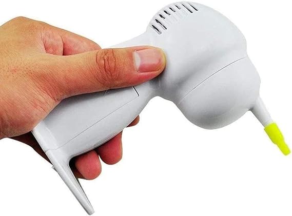 Electric Earwax Remover Tool - Safe Vacuum Earwax Removal Cleaner Cleaning Tool for Adults & Children - Batteries not Included