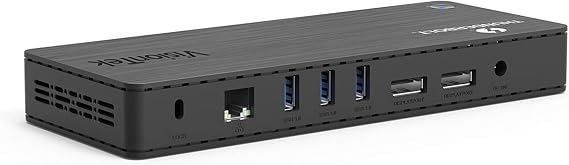 VisionTek VT4800 Thunderbolt 3 Docking Station Dual 4K Monitor USB-C 60W