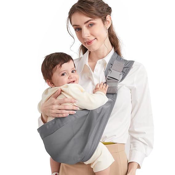 Baby Sling Carrier Pure Cotton Ergonomic Adjustable Breathable
