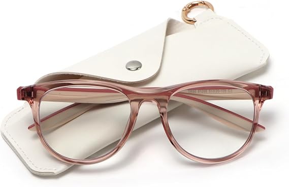 Blue Light Blocking Reading Glasses for Women Readers Anti UV TR90 Lightweight Eyeglasses