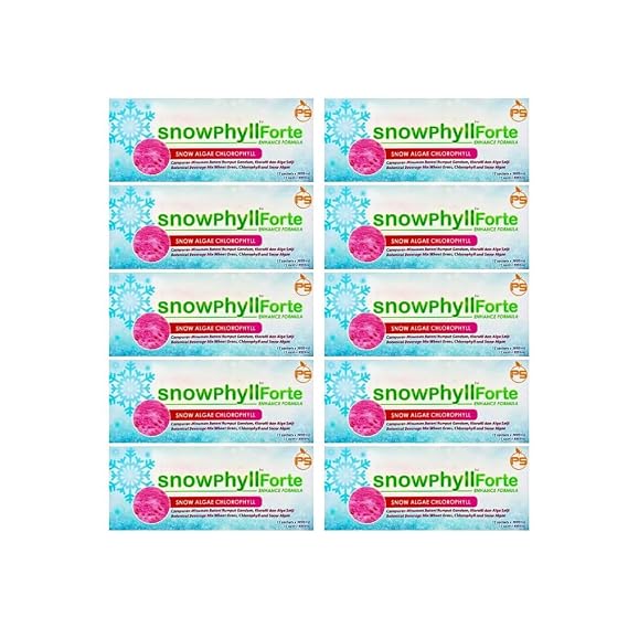 10 Packs Phytoscience Snowphyll Forte