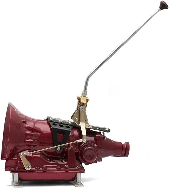 American Shifter 60643 Single Action Automatic Transmission Shifter Kit with 16" Single Bend Arm and Deluxe Knob for GM 4L60-E Transmission