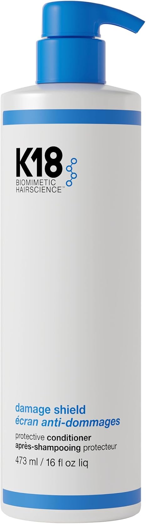 K18 Damage Shield Protective Conditioner for Damaged Hair - Color Safe Conditioner 3 Day Damage Protection - Softens with Zero Gravity + Detangles Tangle - Maintain Strength with K18PEPTIDE 16 fl oz