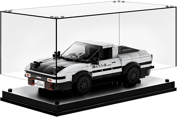 1/28 Scale Model Car Display Case with Light, 7.6 x 3.7 x 3.3 in