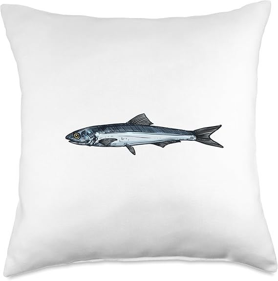 Anchovy Throw Pillow
