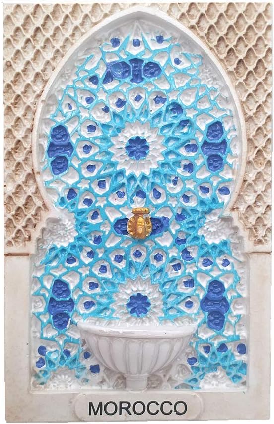 3D Morocco Fridge Magnet Travel Souvenir Gift Home Kitchen Refrigerator Decoration Magnetic Sticker Craft Collection