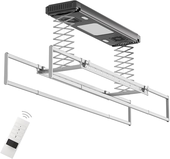 Electric Ceiling Clothes Drying Rack,with Drying/Remote 110V-120V