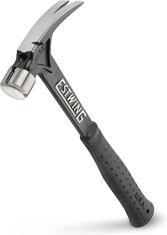 Estwing EB/15SR 15 oz Vinyl Gripped Ultra Hammer with Short Handle - Black