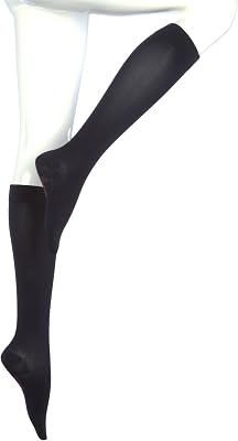 Mediven Assure 3040 mmHg Calf High Compression Stockings Closed Toe Support Socks for Men & Women with Soft Durable Fabric, Secure Below-Knee Fit, Everyday Wear, Travel, Work & Long-Hour Comfort