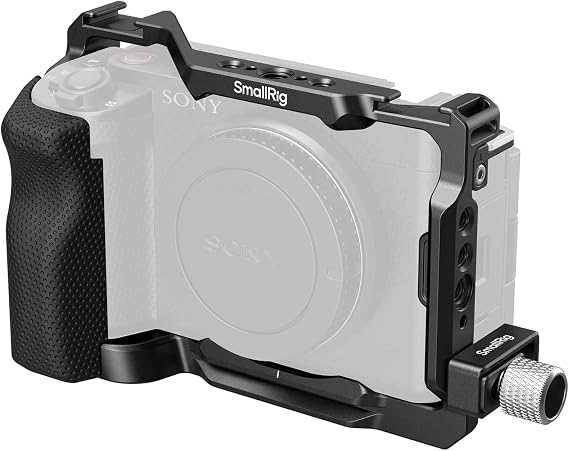 SMALLRIG ZV-E1 Cage Kit for Sony ZV E1, with Silicone Grip and Cable Clamp for HDMI, Full Camera Cage - 4257