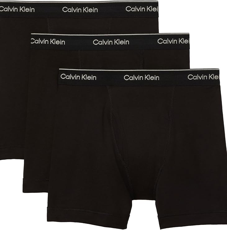 Calvin Klein Mens Cotton Classics 3-Pack Boxer Brief