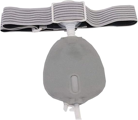 Colostomy Care Bladder Full Cut Waist Side Urine Bag,400Ml Leak-Proof Collector Urinary Bag, Adjustable Urinary Ostomy Pocket