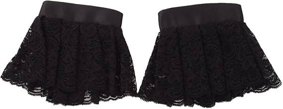BLESSUME Colonial Lace Jabot Cuffs Set Costume Accessory
