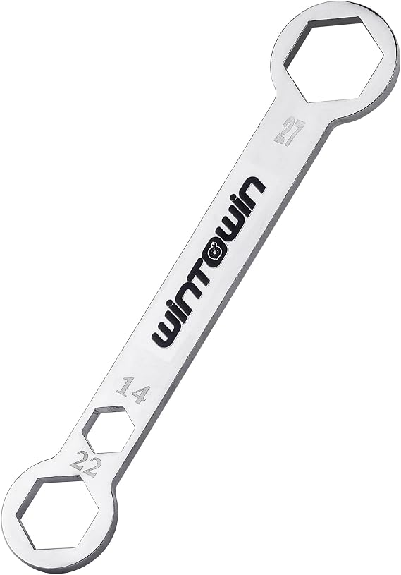 Combo Axle Wrench 14mm x 22mm x 27mm,Used to Remove Most Motorcycle Front and Rear Axles