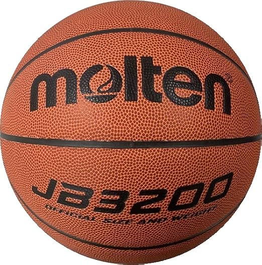 Molten JB3200 Basketball No. 6 Ball, Synthetic Leather, for Middle School Girls and Above, B6C3200