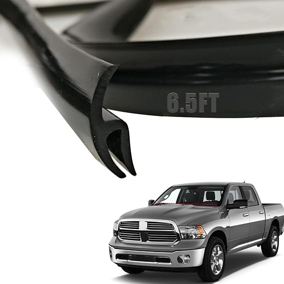 Pincuttee 2M Car Seal for Front Windshield, Black Rubber Weather Seal Strip (H-Shape-2M)