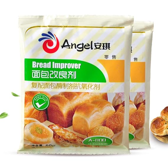 JTLB Bread Improver 50g, Baking Auxiliary Agent for Soft & Elastic Dough, Quick Fermentation Booster, Ideal for Homemade Toast & Artisan Breads, Long-Lasting Freshness