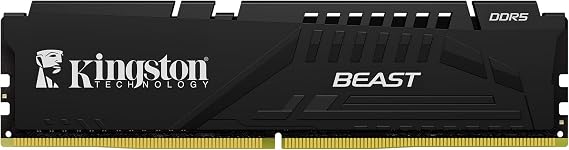 Kingston Beast 64GB DDR5 6000MT/s CL36 DIMM Desktop Ram Kit (2x32GB) - KF560C36BBEK2/64TR