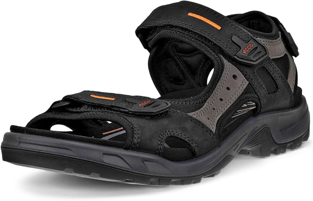 ECCO Mens 2026 Offroad Yucatan Lightweight Flexible Durable Leather Sandals