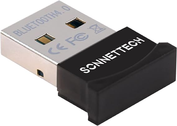 Sonnet Long-Range USB Bluetooth 4.0 Micro Adapter for macOS 10.12-10.14 and Windows