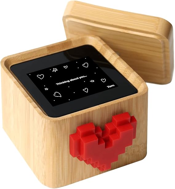 Lovebox Black & White Love Note Messenger