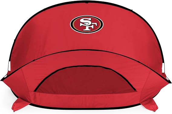 Picnic TIME NFL Manta Portable Beach Tent - Pop Up Tent - Beach Sun Shelter Pop Up