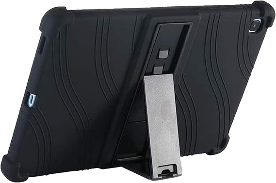 Microcase Samsung Galaxy Tab S6 Lite SM-P610 P610 10.4 inch Tablet Standlı Silikon Kılıf - Siyah