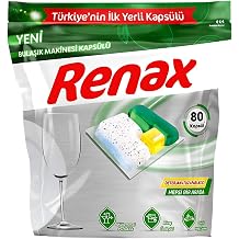RENAX Bulaşık Makinesi Kapsülü, 80'li Paket