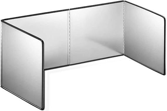 4 Sided Oil Splatter Guard, Grease Splatter Screen, 31.5"Dx15.8"Wx11.8"H