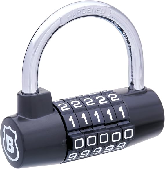 Brinks 2-7/8in Small U-Bar Resettable Combination Padlock