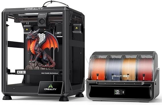 Creality K2 SE 3D Printer Bundle with CFS Multi Color 3D Printer Automatically Filament System