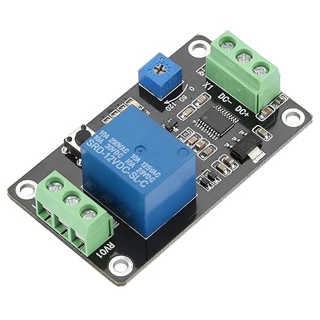Delay Timer Relay Self-Locking Delay On Off Time Switch Loop Module Super 555 Timer DC 5V/12V/24V(DC12V)