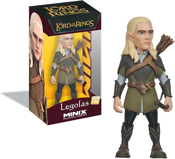 MINIX Bandai 12 cm Yüzüklerin Efendisi Legole Koleksiyon Figürü Sergi Koleksiyonu Çocuklar ve Yetişkinler için Oyuncaklar (MN20416)