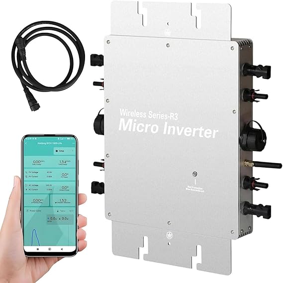 Solar Micro Inverter,Grid Tied Micro Inverter,IP65 Waterproof Grid Tie Inverter Microinverter,MPPT Micro Solar Inverter,Solar Micro Inverter,Monitored via WiFi or Mobile APP 800W