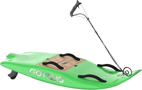 GOYOJO Electric Surfboard Pro/Sport/Carbon Edition 12KW/15KW Motor, IP67 Waterproof, 65+ km/h Speed, 75AH Battery, Tri-Fin Control (Green, Pro)